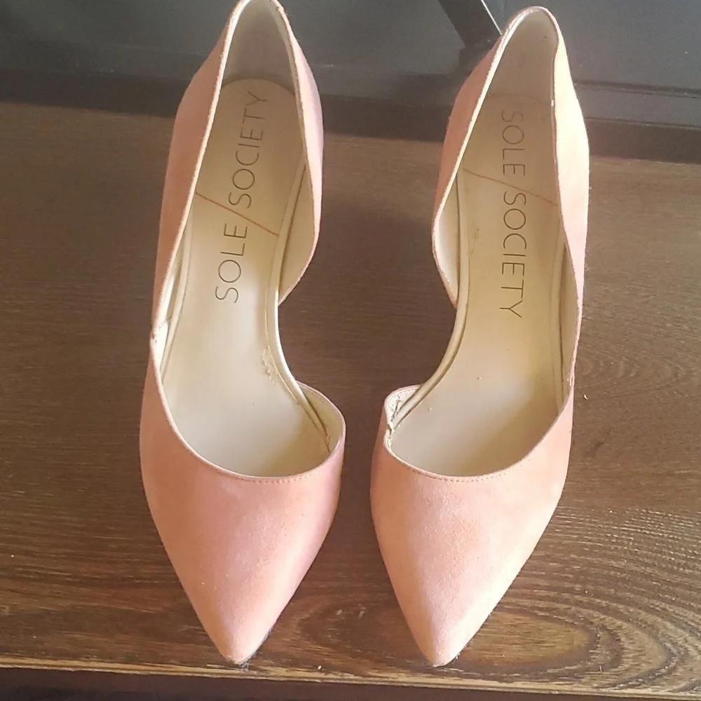 Sole Society Rose Color Pumps Size 9 New